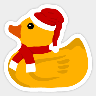 Christmas Quacker Sticker